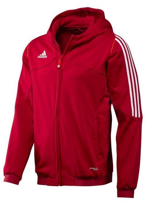 sudadera adidas roja hombre